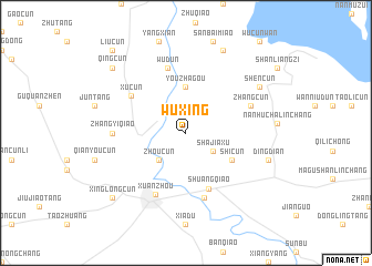 map of Wuxing