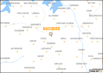 map of Wuxiqiao