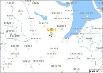 map of Wuxi