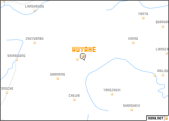 map of Wuyahe