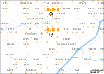 map of Wuyaku