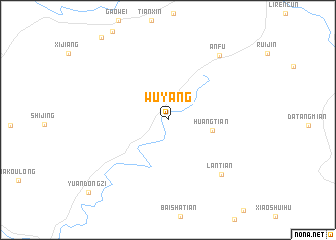 map of Wuyang