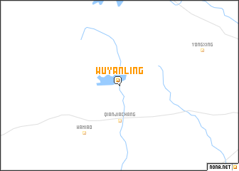 map of Wuyanling