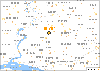 map of Wuyan