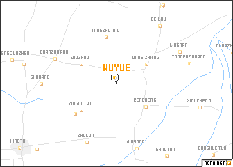 map of Wuyue