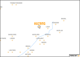 map of Wuzang