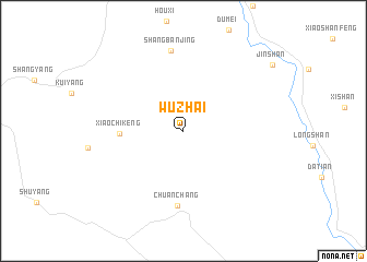 map of Wuzhai