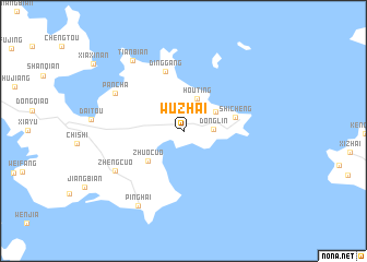 map of Wuzhai