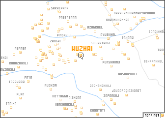 map of Wuzhai