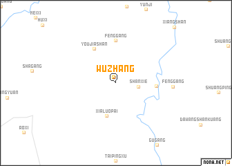 map of Wuzhang