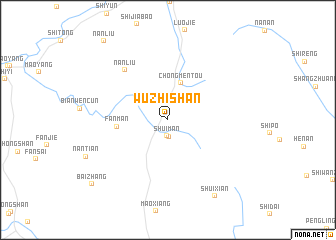 map of Wuzhishan