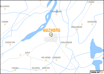 map of Wuzhong