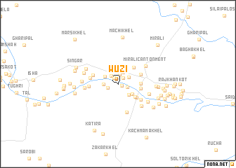 map of Wuzi