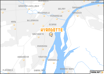 map of Wyandotte