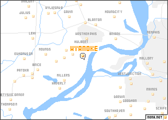 map of Wyanoke