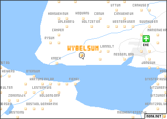 map of Wybelsum