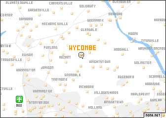map of Wycombe