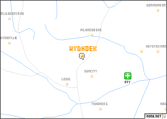 map of Wydhoek