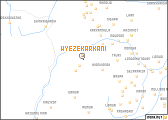 map of Wyeze Kār Kāni