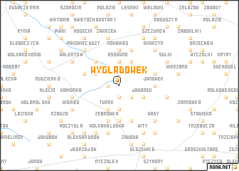 map of Wyglądówek