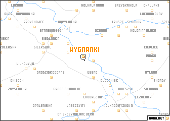 map of Wygnanki