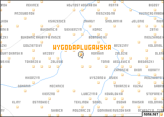 map of Wygoda Plugawska