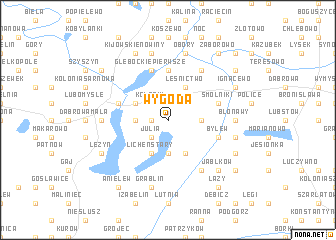 map of Wygoda