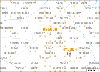 map of Wygoda