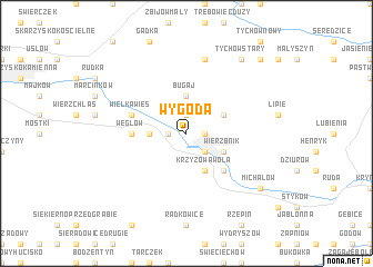 map of Wygoda