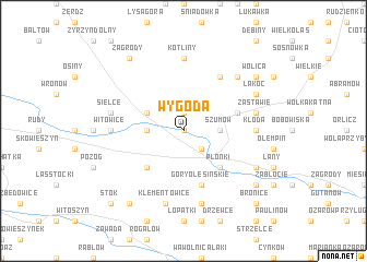 map of Wygoda