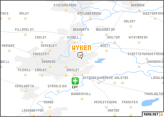 map of Wyken