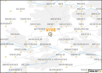 map of Wyke