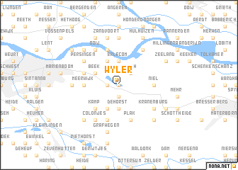 map of Wyler