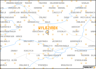 map of Wylęzinek