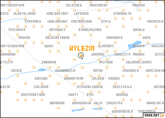 map of Wylezin
