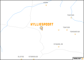 map of Wyllieʼs Poort