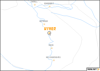 map of Wymer