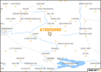 map of Wymondham