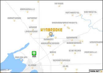 map of Wynbrooke