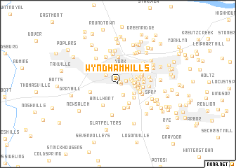 map of Wyndham Hills