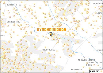 map of Wyndham Woods