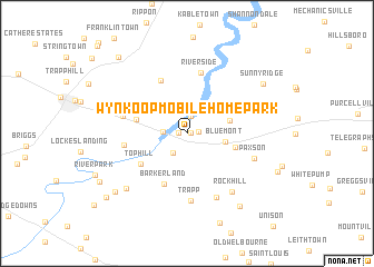 map of Wynkoop Mobile Home Park