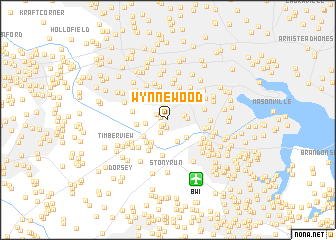 map of Wynnewood