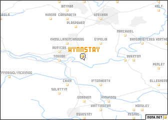 map of Wynnstay