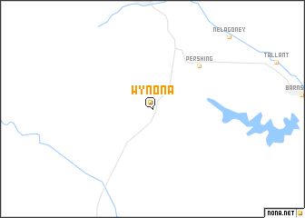 map of Wynona