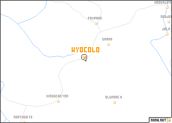 map of Wyocolo