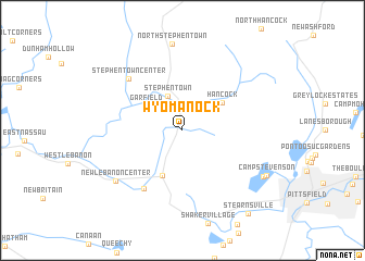 map of Wyomanock