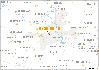 map of Wyomissing