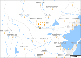 map of Wyong
