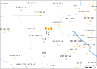 map of Wyo